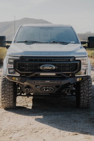 Ford Super Duty F-350 Front Bumper - DV8 Offroad - Spec Series - Black - `17-`22